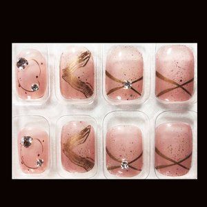 VIVO 24pcs Press on Nails Short Manicure Artificial False Fake Nails Tips #113